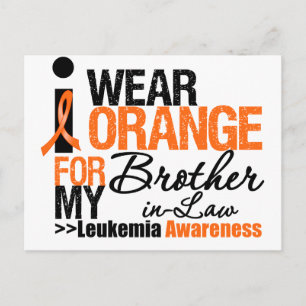 Carte Postale Je Porte Orange Pour Mon Belle-Frère