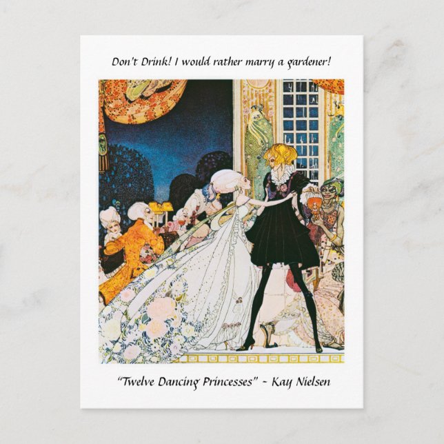 Carte Postale Je préfère épouser un jardinier ! Kay Nielsen Post (Devant)