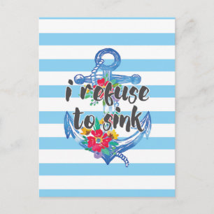 Carte Postale Je Refuse De M'Écouler