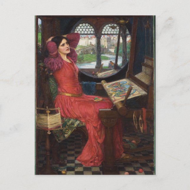 Carte Postale Je suis à moitié malade des ombres - John Waterhou (Devant)