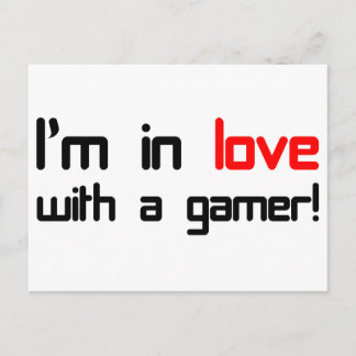 Carte Postale Je suis amoureux d'un gamer