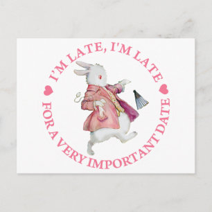 Carte Postale JE SUIS EN retard, JE SUIS EN retard