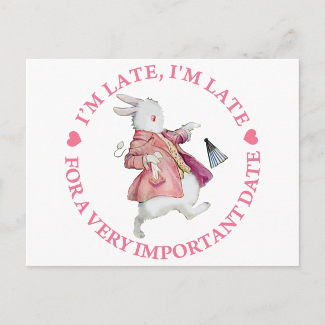 Carte Postale JE SUIS EN retard, JE SUIS EN retard (Devant)