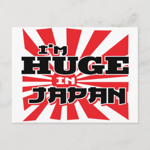 Carte Postale Je suis immense au Japon