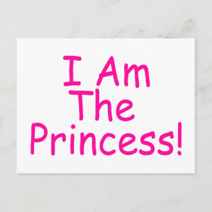 Carte Postale Je Suis La Princesse