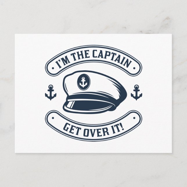 Carte Postale Je suis le capitaine (Devant)