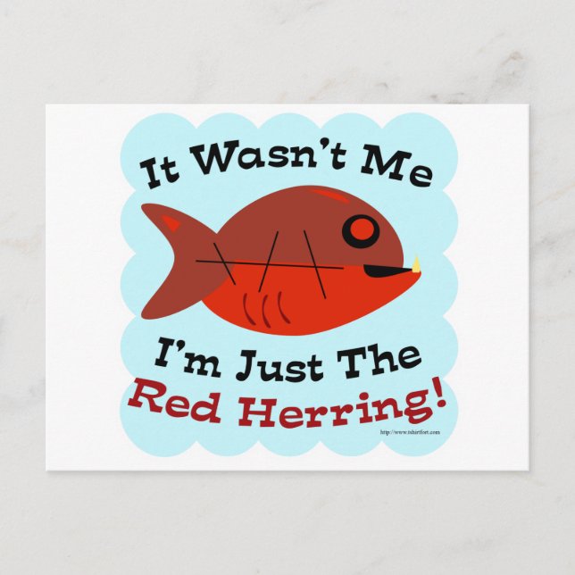 Carte Postale Je suis le Red Herring (Devant)
