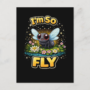 Carte Postale Je Suis Tellement Fly