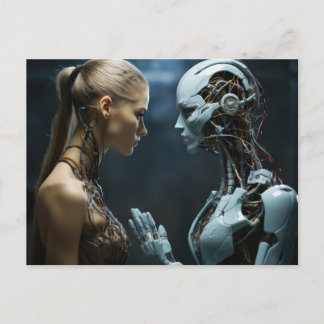 Carte Postale Je Suis Toi, Comme Tu Es Moi