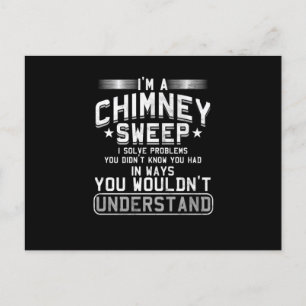 Carte Postale Je Suis Un Balayeur De Chimney Balayage Nettoyer C