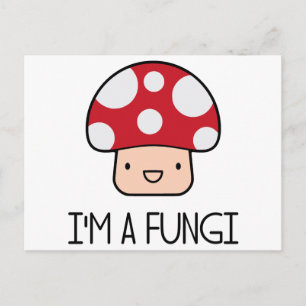 Carte Postale Je suis un champignon amusant...