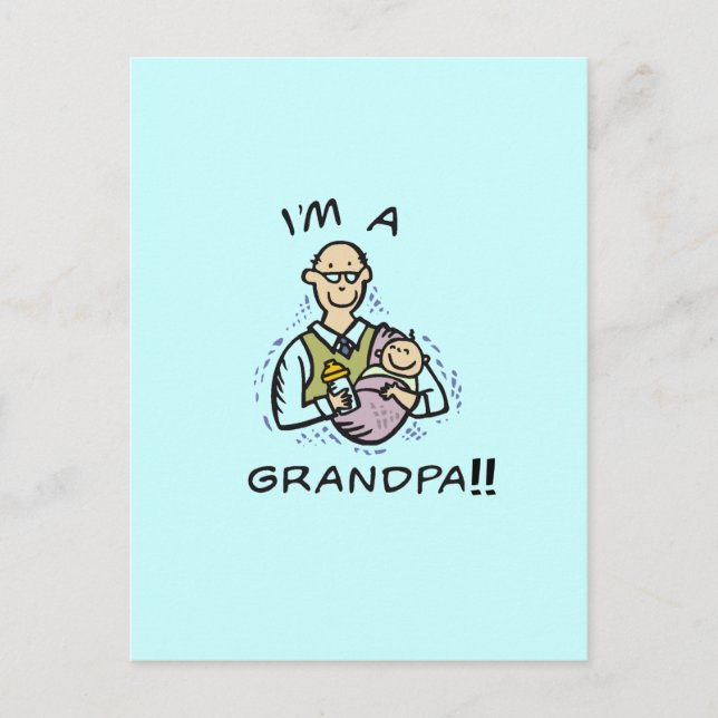Carte Postale Je suis un grand-père T-shirts et cadeaux (Devant)