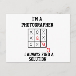Carte Postale Je suis un photographe, je trouve toujours une sol