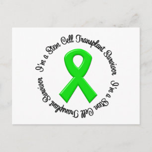 Carte Postale Je suis un survivant de la transplantation de cell