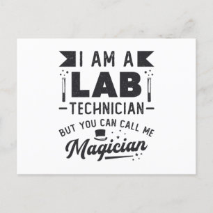 Carte Postale Je Suis Un Technicien De Laboratoire Science Labor