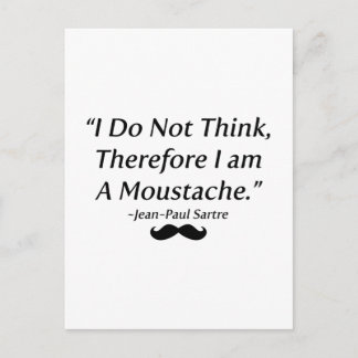 Carte Postale Je Suis Une Moustache