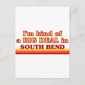 Carte Postale Je suis une sorte de GROS ACCORD à South Bend