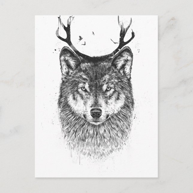 Carte Postale Je suis votre cerf (Devant)