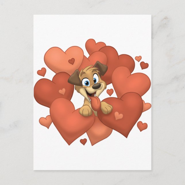 Carte Postale Je T'Aime (Devant)