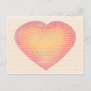 Carte Postale Je t'aime