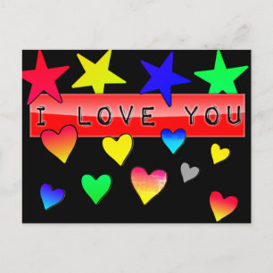 Carte Postale Je T'Aime