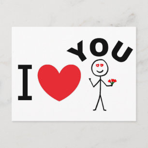 Carte Postale Je T'Aime