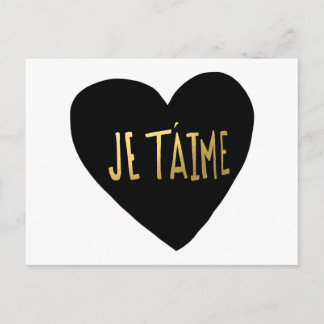 Carte Postale Je t'aime