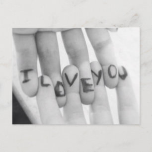 Carte Postale Je t'aime