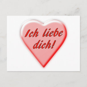 Carte Postale Je T'Aime