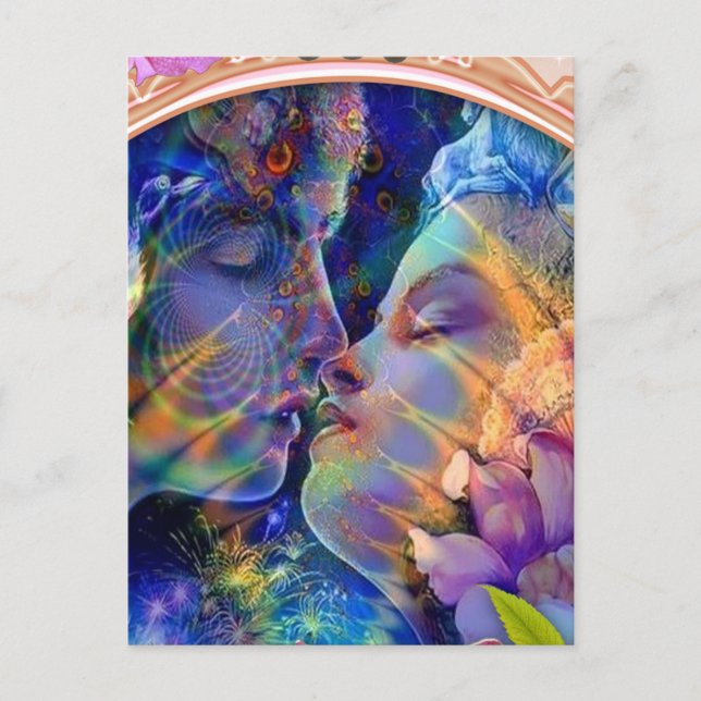 Carte Postale Je t'aime (Devant)