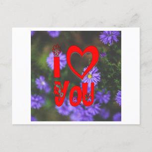 Carte Postale Je t'aime 
