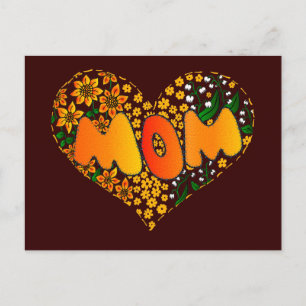 Carte Postale Je t'aime maman