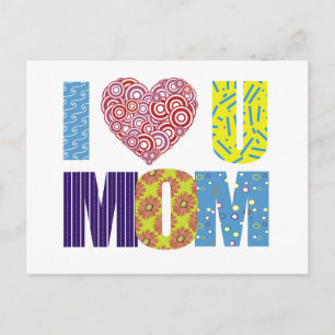 Carte Postale Je t'aime maman