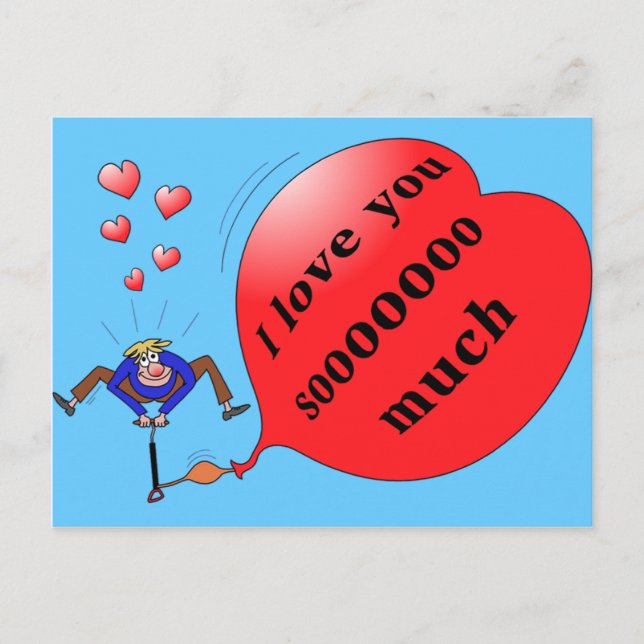 Carte postale "Je t'aime tellement" (Devant)