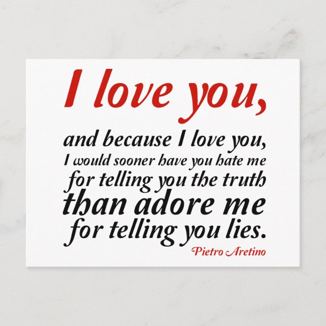Carte Postale Je Veux Tôt Que Tu Me Détestes (Devant)