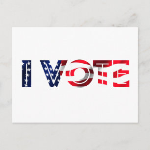 Carte Postale Je vote