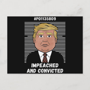 Carte Postale Je vote pour le condamné Felon Pro Trump 2024
