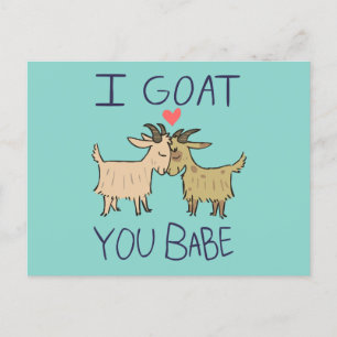 Carte Postale Je vous chante Babe PostCard