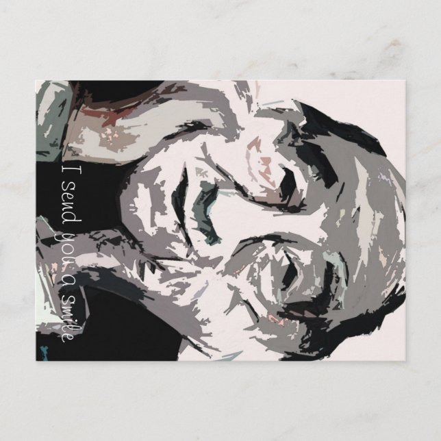 Carte Postale Je vous envoie un sourire (Devant)