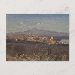 Carte Postale Jean-Baptiste-Camille Corot-Villeneuve-les-Avignon
