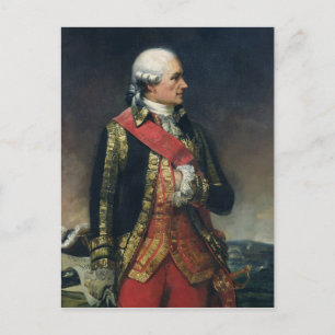 Carte Postale Jean-Baptiste de Vimeur Comte de Rochambeau