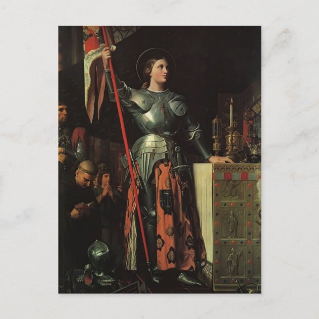 Carte Postale Jean Dominique Ingres - Jeanne d'Arc (Devant)