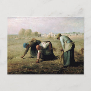 Carte postale Jean-François Millet - Gleaners 1857