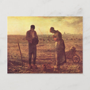 Carte Postale Jean-François Millet - L'Angelus