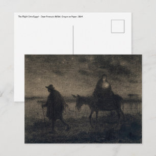 Carte Postale Jean-François Millet - Le Vol En Egypte