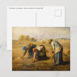 Carte Postale Jean-Francois Millet - Les Glaneuses