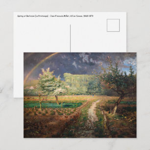 Carte Postale Jean-François Millet - Printemps à Barbizon
