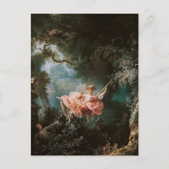 Carte Postale Jean-Honoré Fragonard, La Coupe (Devant)
