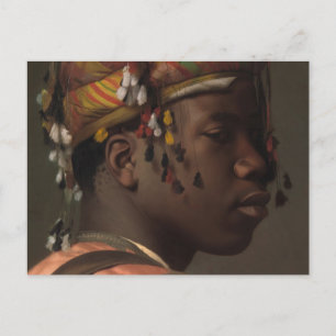 Carte Postale Jean-Leon Gerome Black Bashi-Bazouk (face) 1869