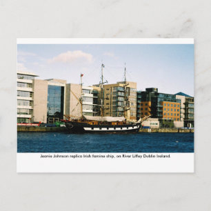 Carte Postale Jeanie Johnson Irish famine ship, Dublin Irlande